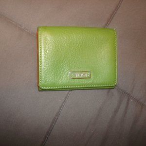 TUMI GREEN WALLET